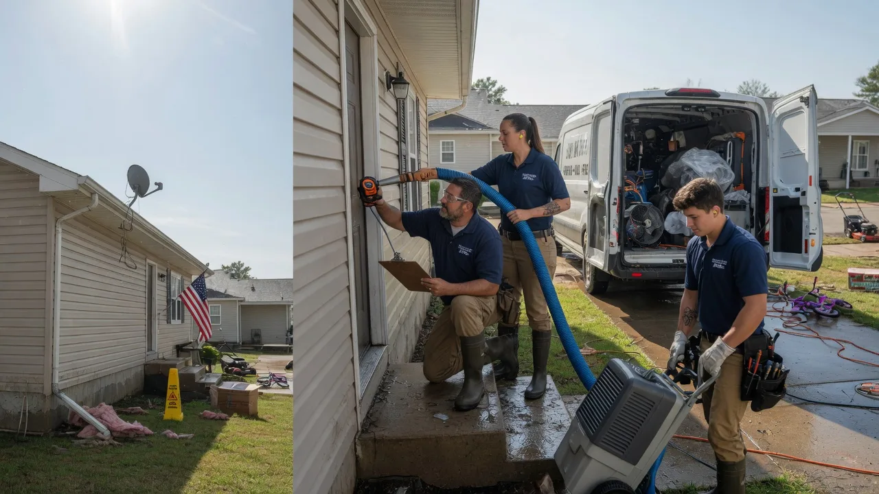 Ceiling Water Damage Restoration in Cadogan, PA near me